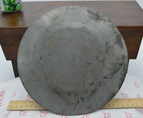 1800's Nautical Capstan Style Pewter Inkwell 6 Hole & Ceramic Insert 9" x 3.25" - Picture 10 of 11
