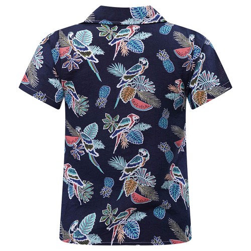 Kids Boys Top Outdoor Blouse Photography Shirts School Hawaiian Beach Leisure - Picture 82 of 94