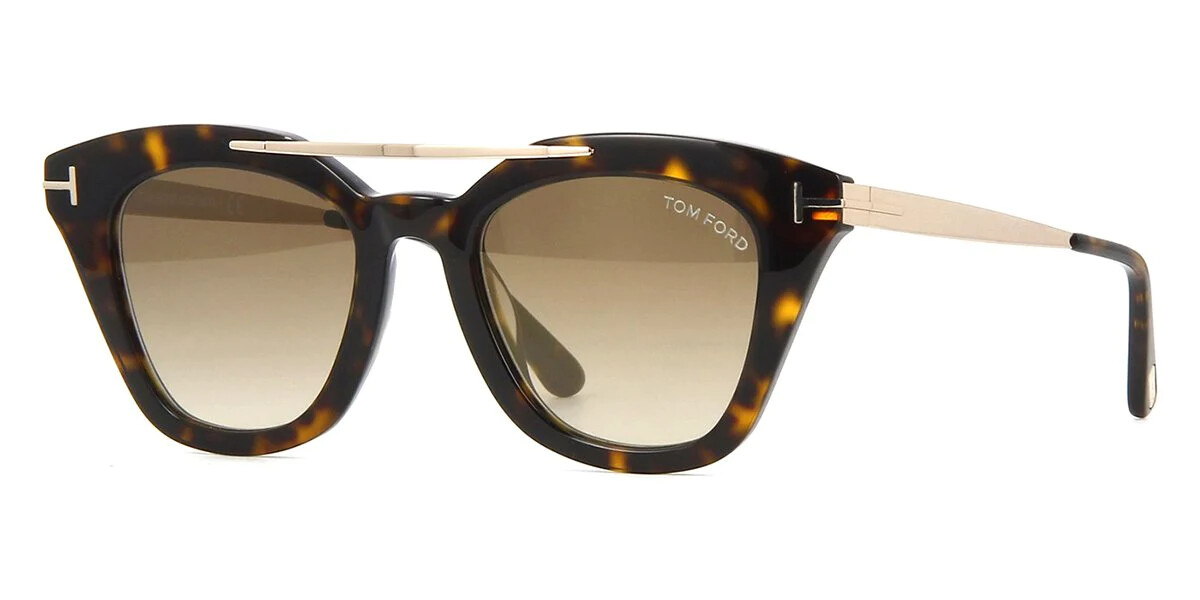 Tom Ford ANNA TF 0575S 52G HAVANA  Sunglasses Sonnenbrille BROWN MIRROR LENS 49