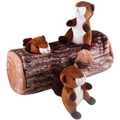 Pet Supplies IFOYO Squeak Dog Toys, Durable Squirrel Hide And Seek Puzzle Plush | eBay