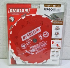 Diablo D1216LF 12" 16 PCD Teeth Pergo Laminate Flooring Miter Saw Blade Floors 