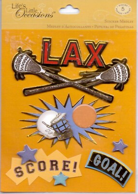 K & Co. Life's Little Occasions SPORTS Sticker Medley~Dimensional~ BNIP~Nice!