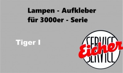 Aufkleber Tiger I
