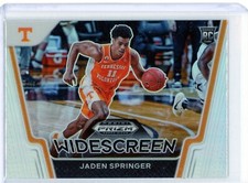 2021 Panini Prizm Draft Picks Jaden Springer Silver Prizm Widescreen RC #8
