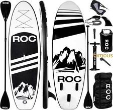 Roc Inflatable Stand Up Paddle Boards with Premium SUP Paddle Board,New entry