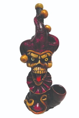 Evil Jester Smoking Hand Pipe / Pipes / Smoke / Handcraft