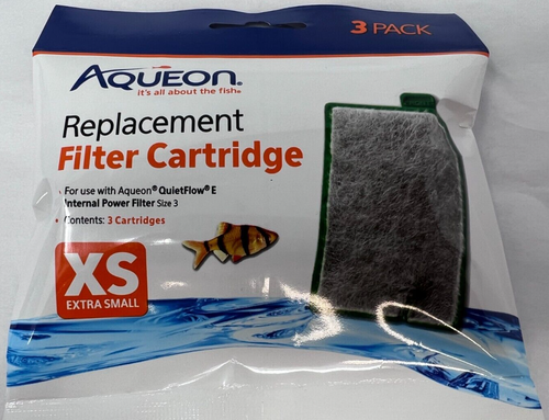 3-Pack of Aqueon Replacement Filter Cartridges Extra Small Fast Free Shippping!