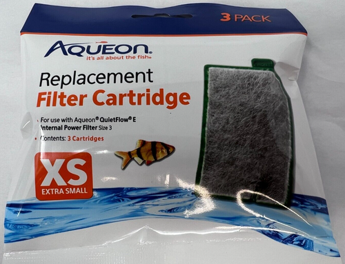 3-Pack of Aqueon Replacement Filter Cartridges Extra Small Fast Free Shippping! - Afbeelding 1 van 4