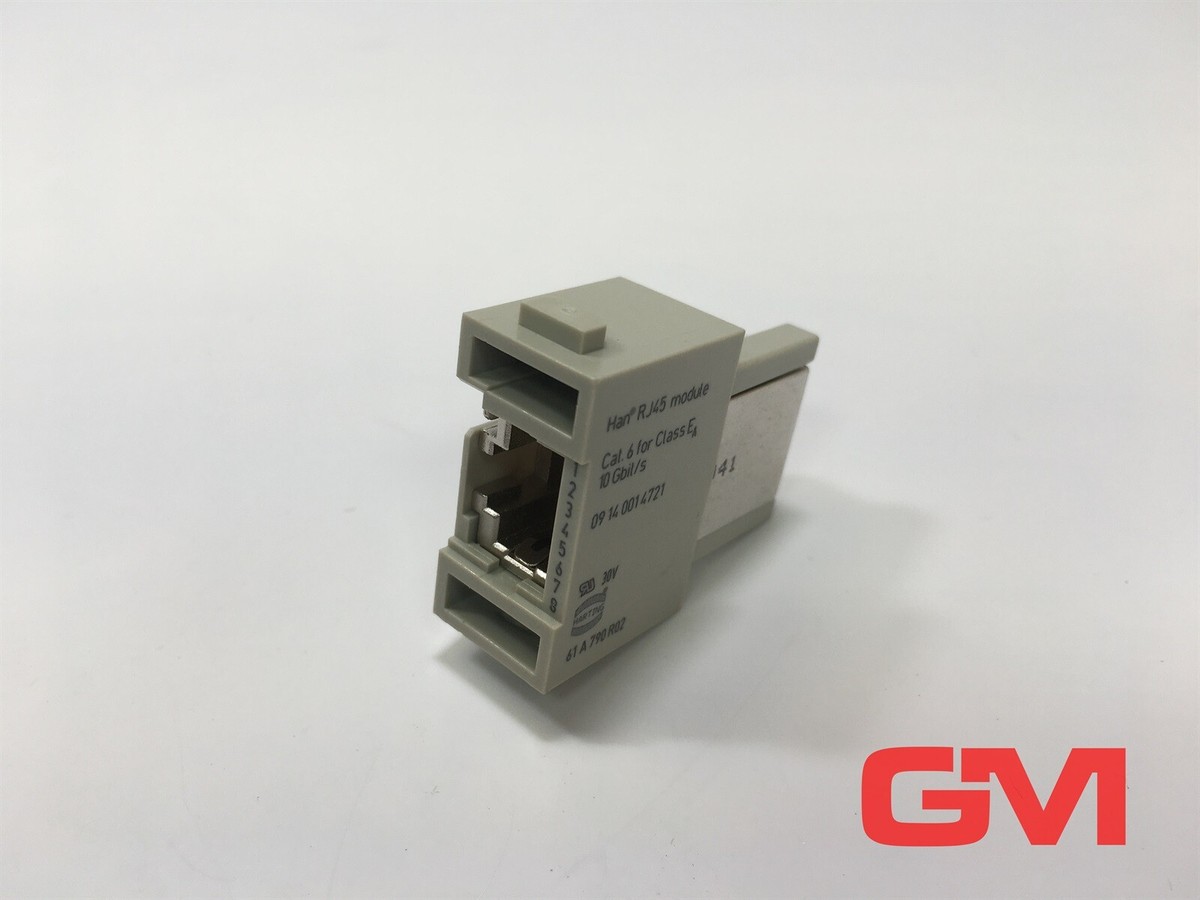 Harting Han 1Mod-F RJ45 Wanddurchführung - RJ45 Modul Buchse Harting Han 1Mod-F RJ45 Wanddurchführung - RJ45 Modul Buchse