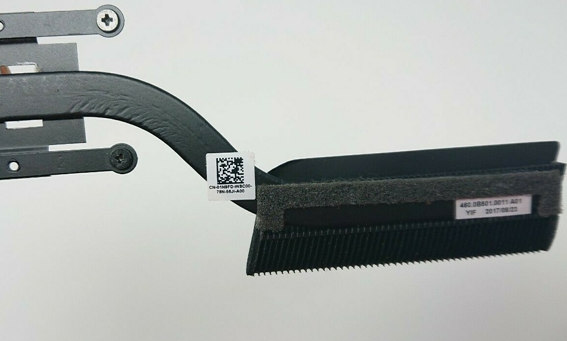 Original Dell Inspiron 13 (7370 / 7373) CPU Heatsink Assembly