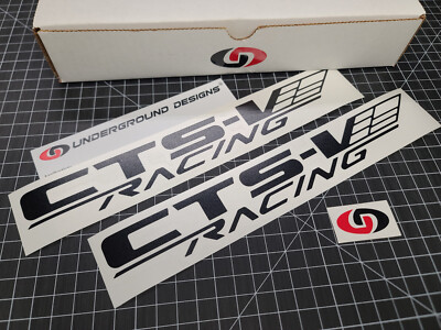 CTS-V Decals (2pk) Racing Fender Stickers For Supercharged Cadillac ...