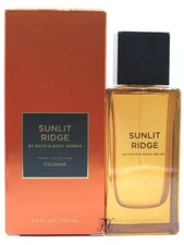 BATH & BODY WORKS SUNLIT RIDGE MEN'S COLOGNE SPRAY 3.4 FL OZ **NEW IN BOX**