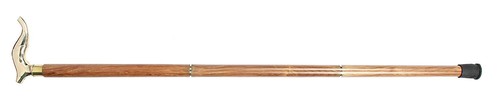 Vintage Style Antique Designer Brass Handle Victorian Wooden Walking Stick Cane - Picture 5 of 10