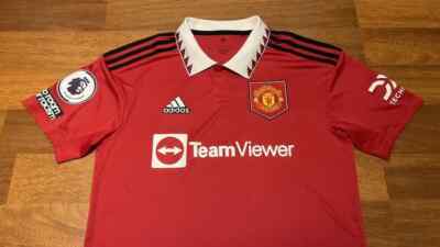 MANCHESTER UNITED ADIDAS 2022/2023 FOOTBALL JERSEY #7 RONALDO SIZE