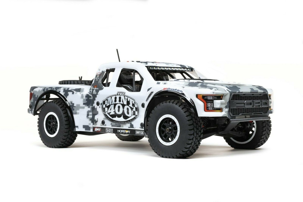 Losi Mint 400 Baja Rey Truck Limited Edition Snow White RC