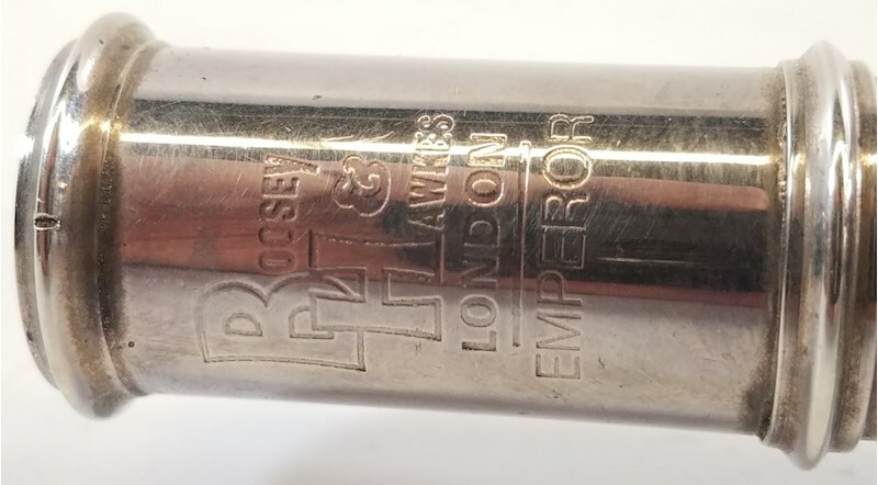 Boosey & Hawkes London Emperor flute with case, England, Very Good