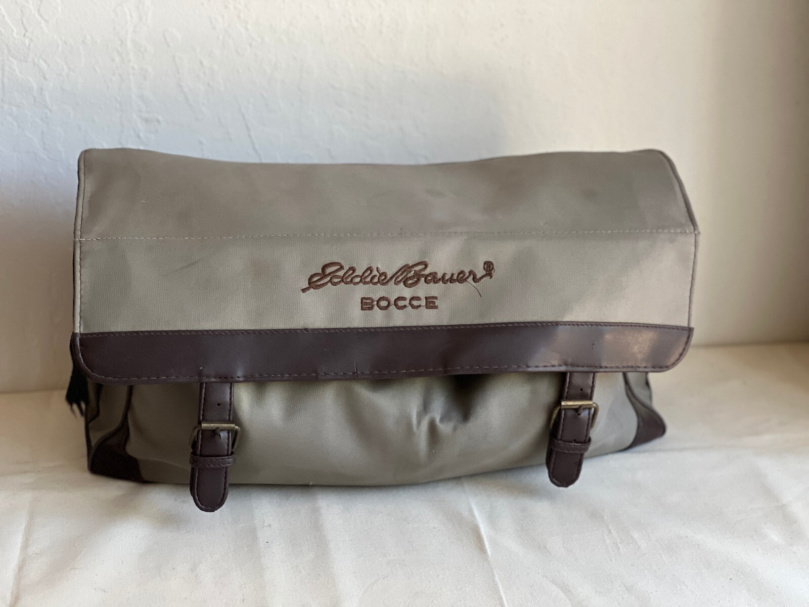 Eddie Bauer Competition Bocce Ball Set Game with Original Bag (Belt