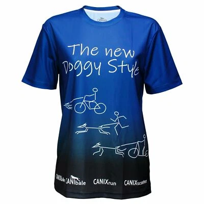 CANIbale dogsport NEW DOGGY STYLE Shirt WOMEN DOGGYblue | CaniX Shirt Hundesport - Bild 1 von 3