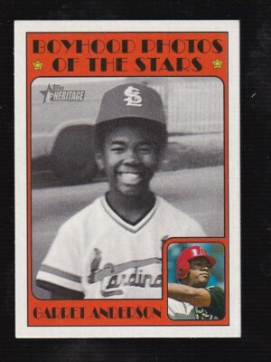2021 Topps Heritage Minor Garret Anderson   Angels #73TBPS-3