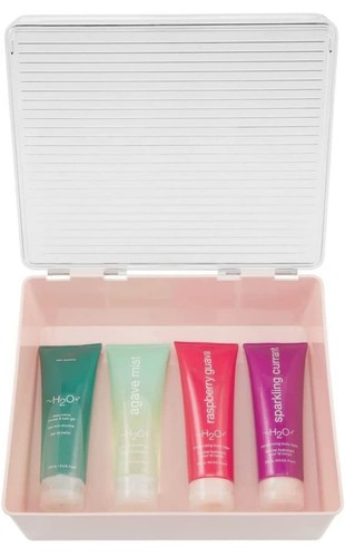mDesign Bathroom Storage Box — Stackable Plastic Container with Lid —... - Picture 2 of 3