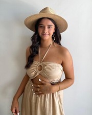 RARE Faithfull La Costa Maxi Dress Plain Warm Sand Size S BNWT SOLD OUT RRP $349