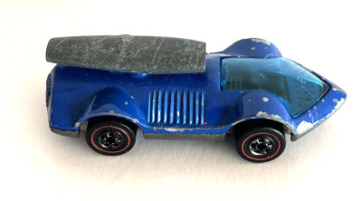 Hot Wheels 1970 Redline Blue Rocket-Bye-Baby Die cast Nice!, (B202) RL210