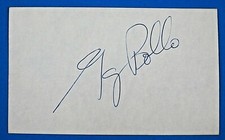 GREG BOLLO SIGNED 3x5 INDEX CARD ~ WHITE SOX ~ 100% GUARANTEE