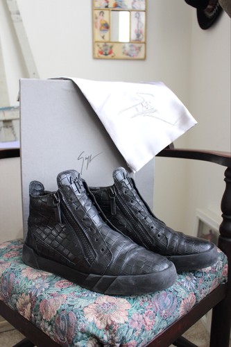 zanotti croc sneaker