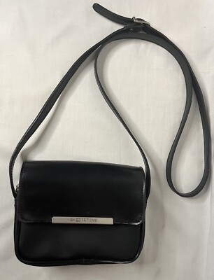 Esprit Women's Vintage Small Navy Black Crossbody Purse