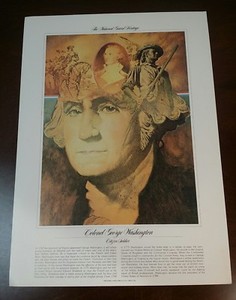 The National Guard Heritage 10 X 14 Print Colonel George Washington