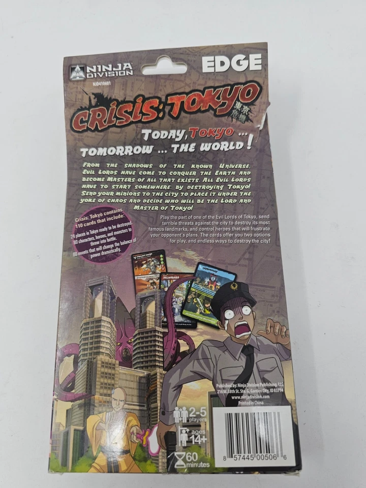 Crisis Tokyo Ninja Division Edge Entertainment Card Game - Image 4 of 4