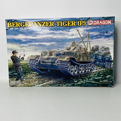 Bergepanzer Tiger (P) Recovery VehicleDragon 2005 1:35 Scale Model #6226 NOS