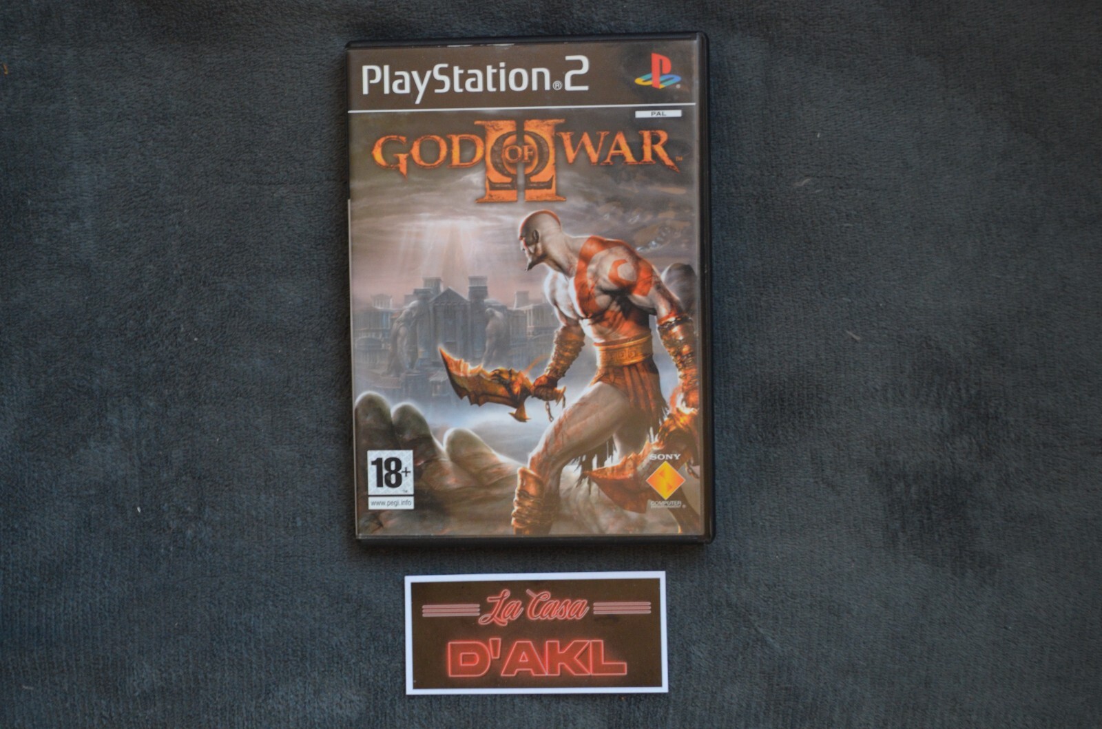 God of War II 2 sans notice sur Playstation 2 - PS2 FR TBE