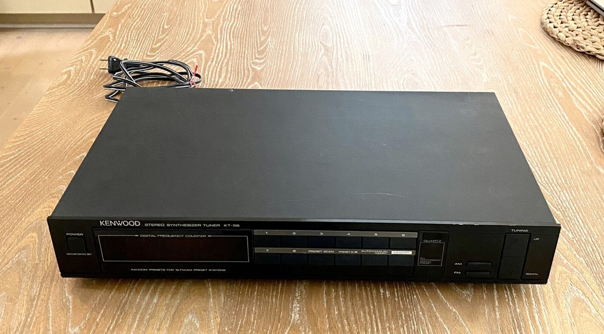 Kenwood Stereo Synthesizer Tuner KT - 56 Tested, Working | eBay