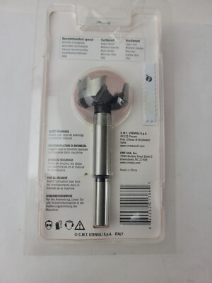 CMT ORANGE TOOLS Forstnerbohrer 35 Mm – Ø35, Länge 90 Mm, Schaft 10 Mm Für Saubere Löcher In Holz