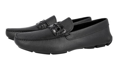 Prada Saffiano Leather Penny Driving Loafers Prada Men main image 2