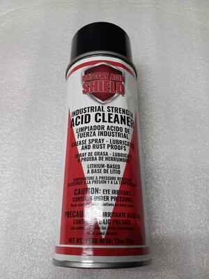 Battery Acid Shield Industrial Acid Cleaner Lithium Based 11 Oz