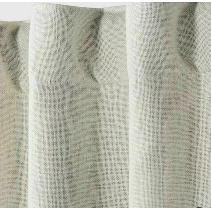 Juego de 2 paneles oscuros Umbral blanco (crema) Aruba 50" W x 63” L caja abierta Foto 2 de 4