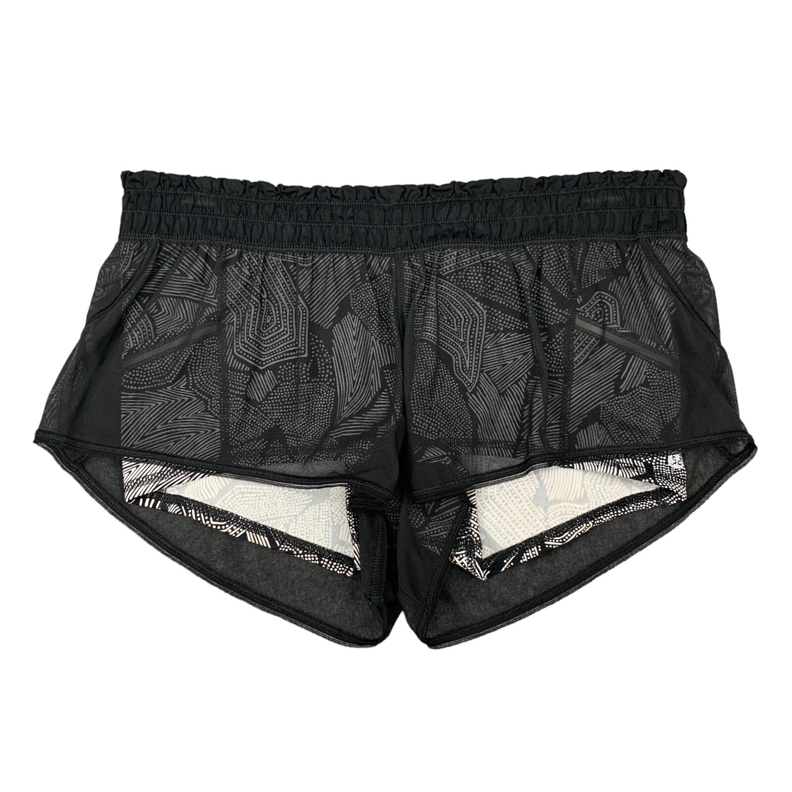 Pantalones cortos para mujer Lululemon City Sky Run by 8 superposiciones sudor mecha malla transpirable