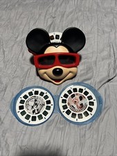 Mickey Mouse Red View-Master 3-D Viewer Mattel Disney 100