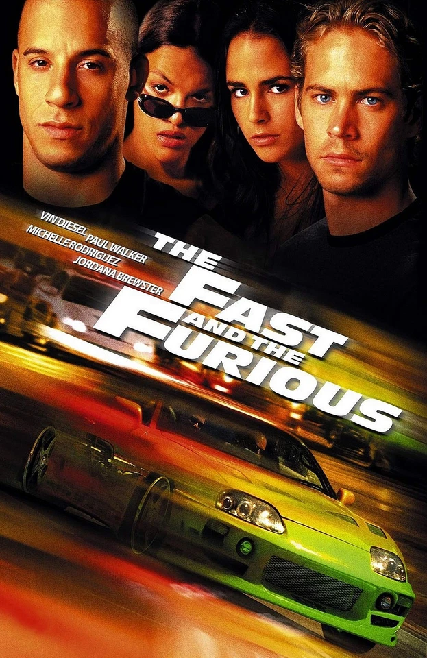 Fast and the Furious movie poster (b) - Vin Diesel, Paul Walker - 11"x17"