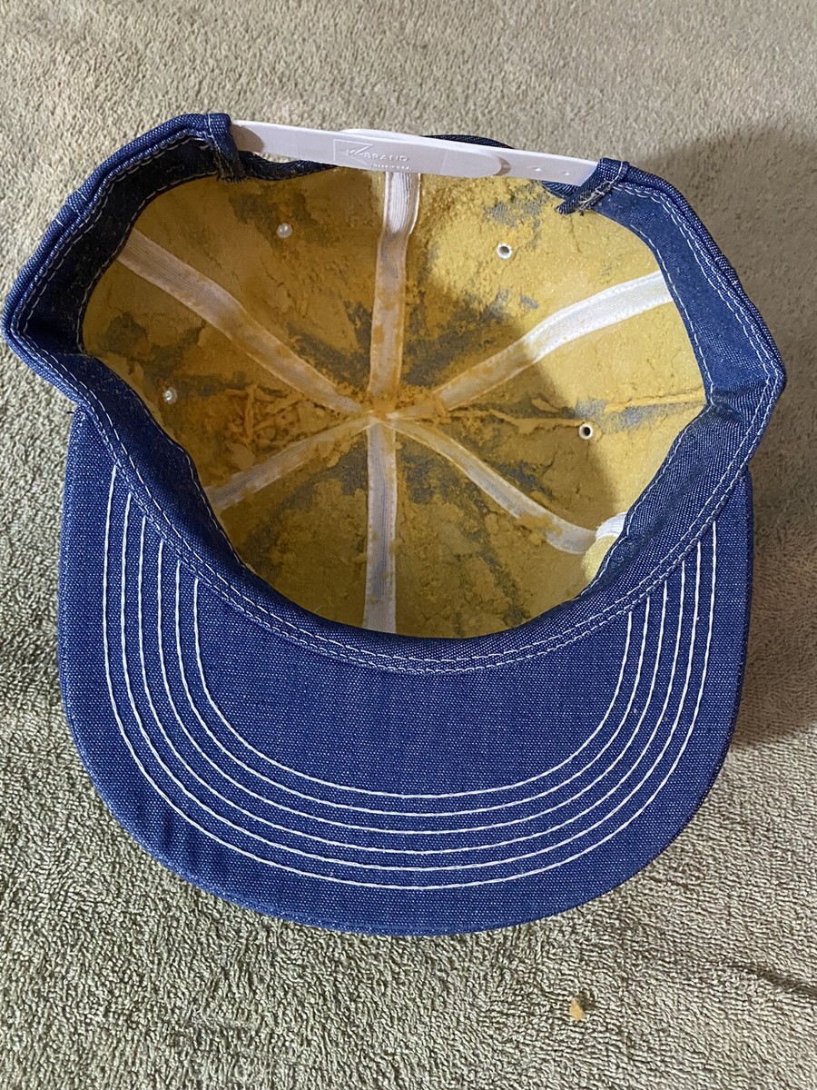 Vintage RARE K Products Denim Style AMPI Dairy Cheese Patch Snapback Vintage Hat View 5