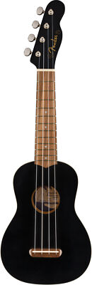 FENDER Venice Soprano Black Akustik Ukulele