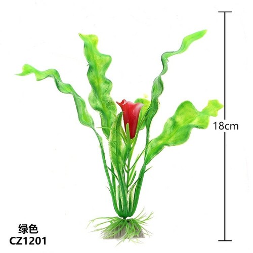 Künstliche Kunststoff Pflanzen für Aquarium Unterwasser Aquarium Dekoration 37CM NEU - Bild 16 von 28