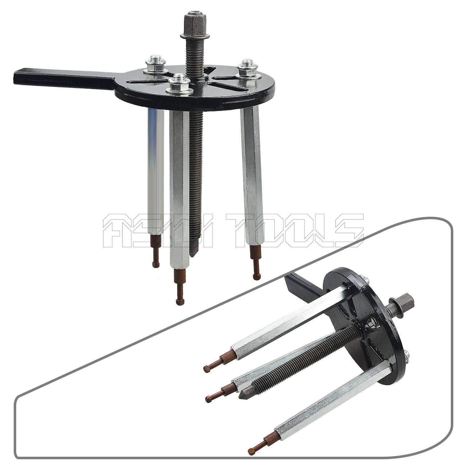 Bearing Disassembly Puller Inner Hole Puller Removal Tool Three-jaw ...