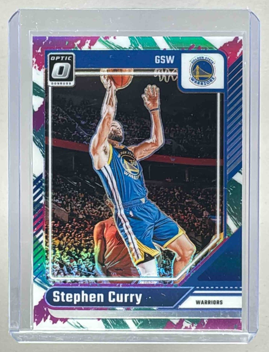 Stephen Curry 2024 Panini Donruss Optic #155 Jazz Prizm