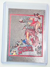 John Wayne Platinum Plated Artist Signed "Circus World" Trading Card 1/1