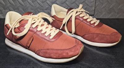 Sam Edelman Marathon Burgundy and Cream Sneakers Size 7M
