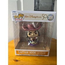 Funko Pop! Rides Captain Hook 50 Walt Disney World #109 NWT