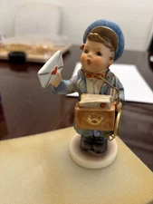 Vintage Goebel Hummel POSTMAN #119 TMK5 Boy Delivering Mail Figurine